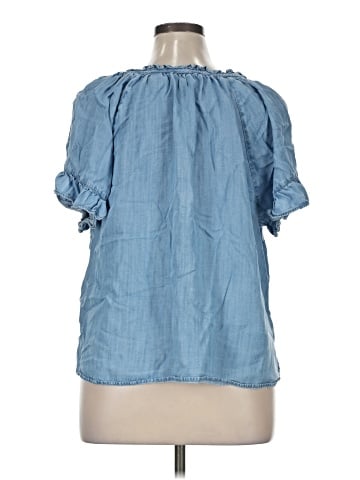 Lands' End Short Sleeve Henley (view 2)