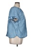 Lands' End 100% Lyocell Blue Short Sleeve Henley Size 1X - photo 4