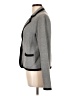 Ann Taylor LOFT 100% Cotton Chevron-herringbone Gray Blazer Size L - photo 5