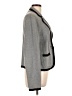 Ann Taylor LOFT 100% Cotton Chevron-herringbone Gray Blazer Size L - photo 4