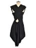 Zero + Maria Cornejo 100% Polyester Solid Black Romper Size 4 - photo 2