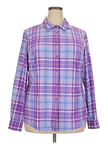Duluth Trading Co. Long Sleeve Button-Down Shirt (view 1)