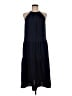 MICHAEL Michael Kors 100% Polyester Solid Blue Casual Dress Size M - photo 1
