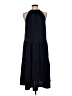 MICHAEL Michael Kors 100% Polyester Solid Blue Casual Dress Size M - photo 2