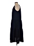 MICHAEL Michael Kors 100% Polyester Solid Blue Casual Dress Size M - photo 5
