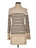Tommy Hilfiger Stripes Tan Turtleneck Sweater Size S - photo 1