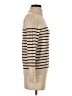 Tommy Hilfiger Stripes Tan Turtleneck Sweater Size S - photo 4