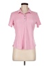 Adidas 100% Polyester Pink Short Sleeve Polo Size M (estimated) - photo 1