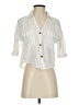 Zara Ivory 3/4 Sleeve Button-Down Shirt Size XS - photo 1