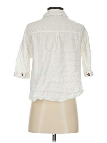 Zara 3/4 Sleeve Button-Down Shirt (view 2)