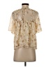 Ann Taylor LOFT Gold Short Sleeve Blouse Size XS - photo 2