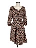 The Webster at Target 100% Polyester Print Black Casual Dress Size M - photo 1