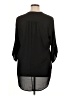 Lush 100% Polyester Black 3/4 Sleeve Blouse Size XL - photo 2