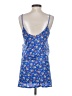 Pink Blush Floral Blue Tank Top Size S - photo 2