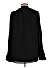 BCBGMAXAZRIA 100% Polyester Black Long Sleeve Blouse Size L - photo 2