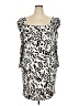 ELOQUII Animal Print Ivory Cocktail Dress Size 18 Plus - photo 1