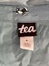 Tea 100% Cotton Stars Teal Long Sleeve Button-Down Shirt Size 6 - photo 3