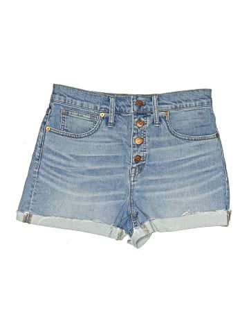 Madewell High-Rise Denim Shorts: Button-Front Edition (view 1)