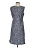 L.L.Bean Print Blue Casual Dress Size S - photo 2