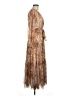 Sheike 100% Polyester Paisley Tan Cocktail Dress Size 8 - photo 4