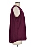 Apt. 9 100% Polyester Burgundy Sleeveless Blouse Size L - photo 4