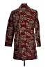 Portrait Paisley Burgundy Coat Size L - photo 2