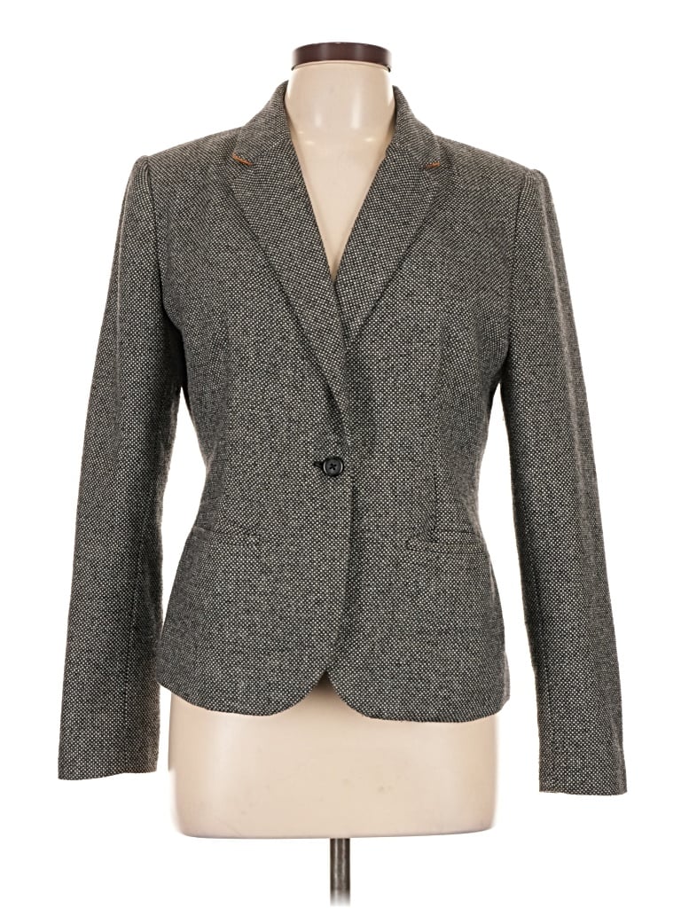 Pre-owned Merona Blazer Jacket In Gray