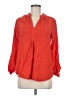 Notations Orange 3/4 Sleeve Blouse Size M - photo 1