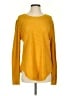 August Mist Solid Yellow Pullover Sweater Size S - photo 1