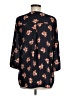 West Kei 100% Polyester Black 3/4 Sleeve Blouse Size M - photo 2