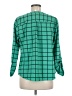 Notations Green Long Sleeve Blouse Size M - photo 2