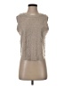 90 Degree by Reflex 100% Polyester Gray Sleeveless Blouse Size S - photo 1