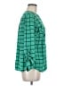 Notations Green Long Sleeve Blouse Size M - photo 4