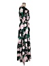 On 34th 100% Polyester Floral Black Green Casual Dress Size M - photo 4