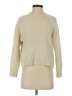 Gap 100% Cotton Solid Ivory Turtleneck Sweater Size XS - photo 1
