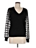 Les Serein Polka Dots Black Pullover Sweater Size M - photo 1