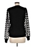 Les Serein Polka Dots Black Pullover Sweater Size M - photo 2