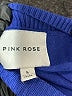 Pink Rose Blue Pullover Sweater Size L - photo 5