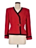 Albert Nipon Red Blazer Size 8 Petite - photo 1