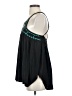 Entro 100% Polyester Floral Black Sleeveless Blouse Size S - photo 5