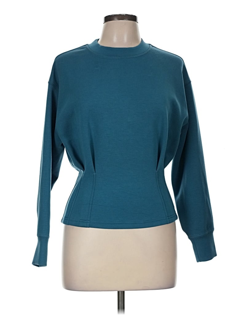 Pre-owned Lululemon Athletica Pullover Sweater In Teal