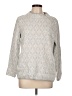 T by Talbots Paisley Silver Pullover Sweater Size L - photo 1