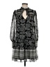 Veronica Beard 100% Silk Paisley Gray Casual Dress Size 0 - photo 1
