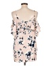 Vanilla Bay 100% Polyester Pink Short Sleeve Blouse Size L - photo 2