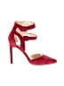 Nine West 100% Leather Red Heels Size 8 - photo 1