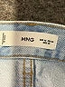 MNG 100% Cotton Blue Denim Shorts Size 14 - photo 3