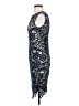 Moon 100% Cotton Blue Cocktail Dress Size XS - photo 5