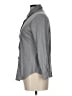 Theory Solid Gray Long Sleeve Button-Down Shirt Size L - photo 5