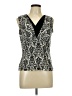 J.t.b. Black Sleeveless Blouse Size L - photo 1