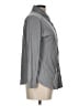 Theory Solid Gray Long Sleeve Button-Down Shirt Size L - photo 4